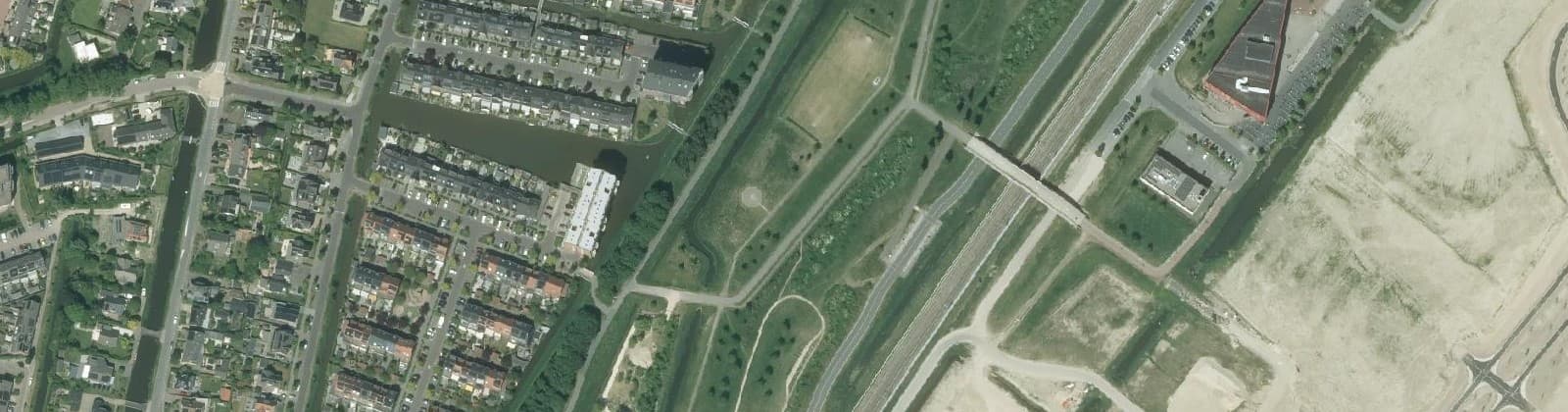 Luchtfoto van Annie M.G. Schmidtpark Zuid