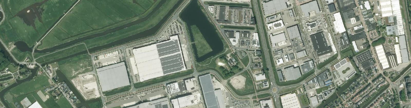Luchtfoto van Oudeland