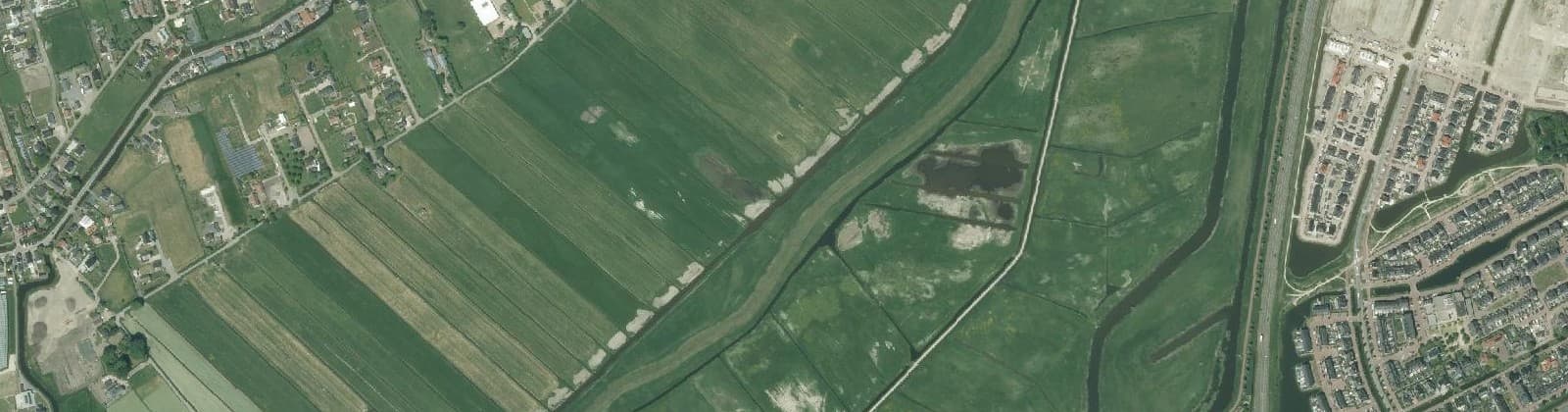 Luchtfoto van Bergboezem