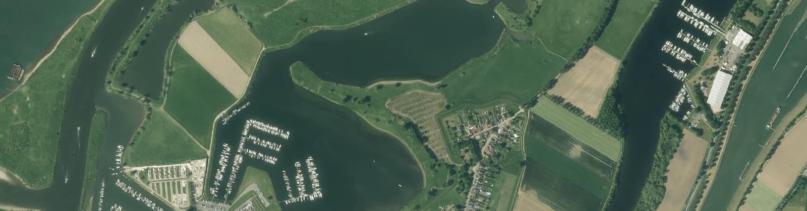 Luchtfoto van Eiland-Brandt