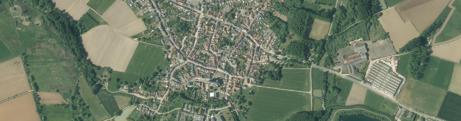 Luchtfoto van Thorn
