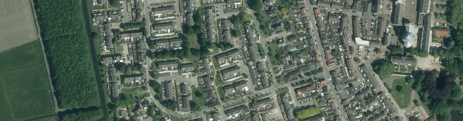 Luchtfoto van Spui