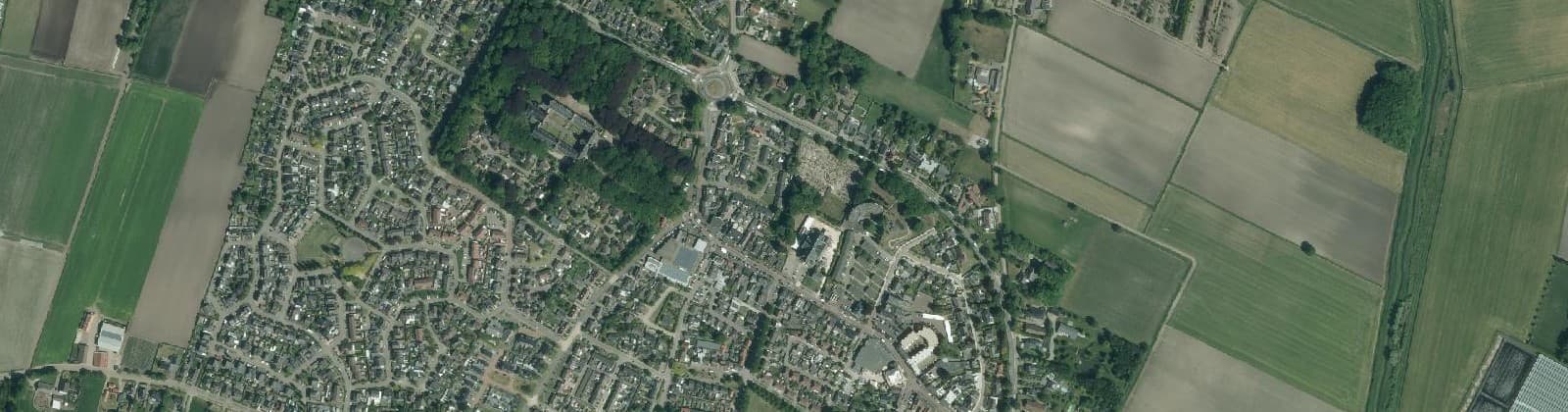 Luchtfoto van Hoeven