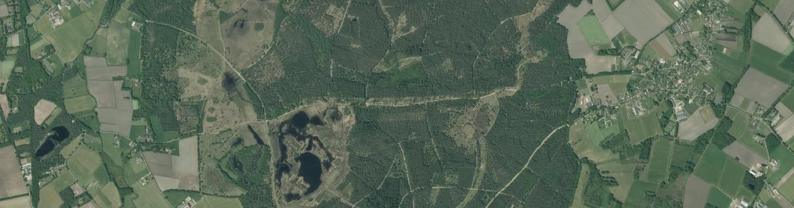 Luchtfoto van Groote Heide
