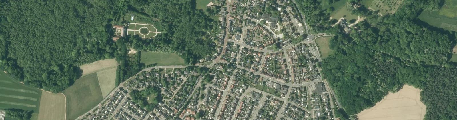 Luchtfoto van Sint Odiliënberg
