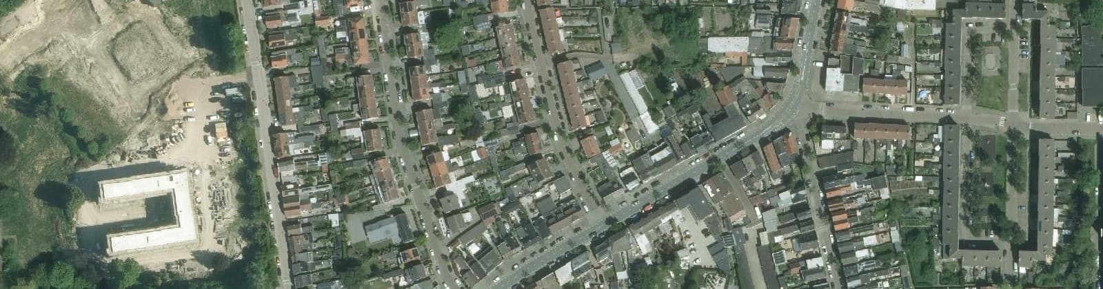 Luchtfoto van Spoorstraat-Van Coothlaan