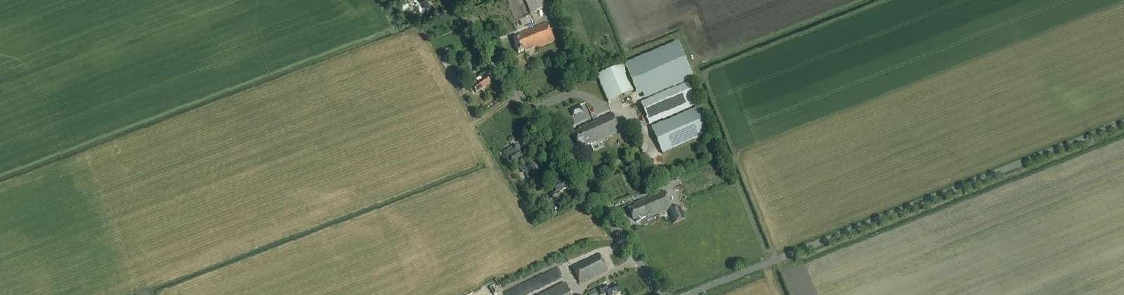 Luchtfoto van Oud-Annerveen