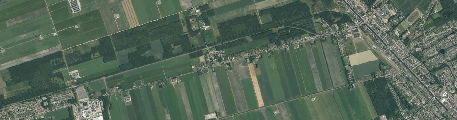Luchtfoto van Gasselternijveenschemond