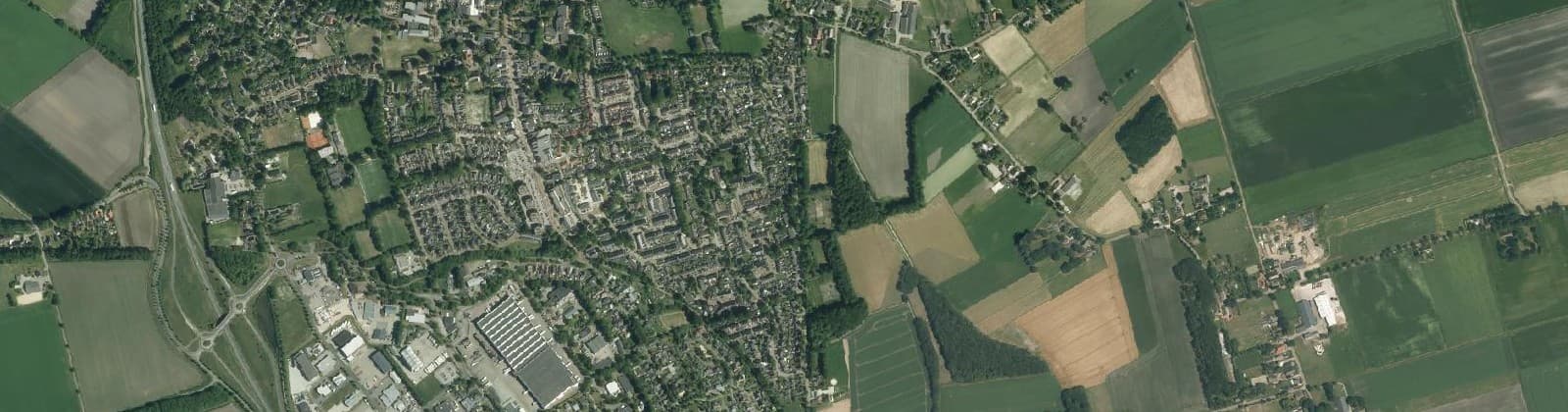 Luchtfoto van Gieten