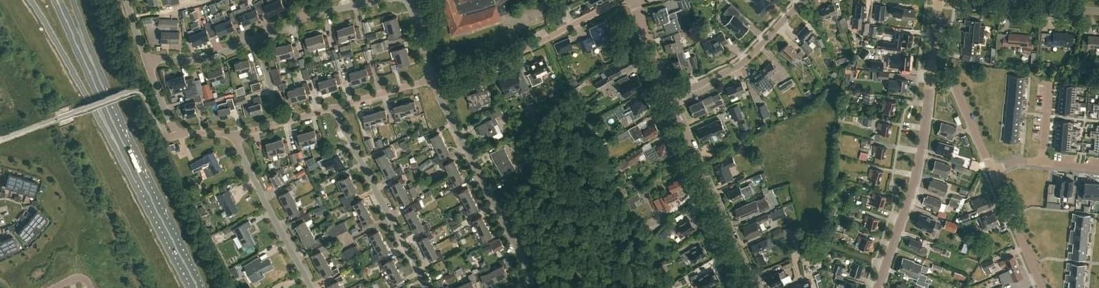Luchtfoto van Borger-Centrum