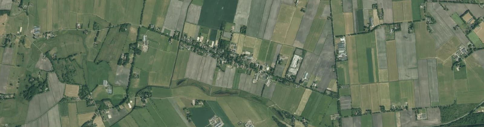 Luchtfoto van Drogteropslagen