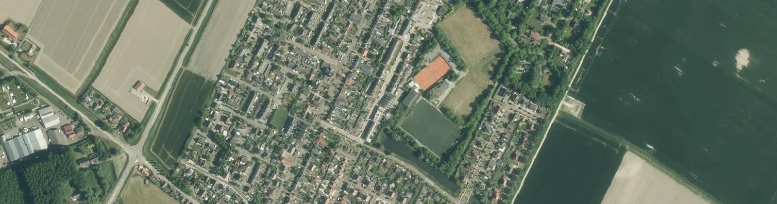 Luchtfoto van Kamperland