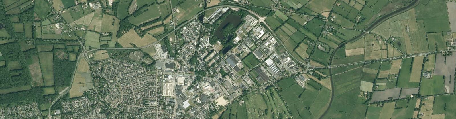 Luchtfoto van Industrieterrein Roden