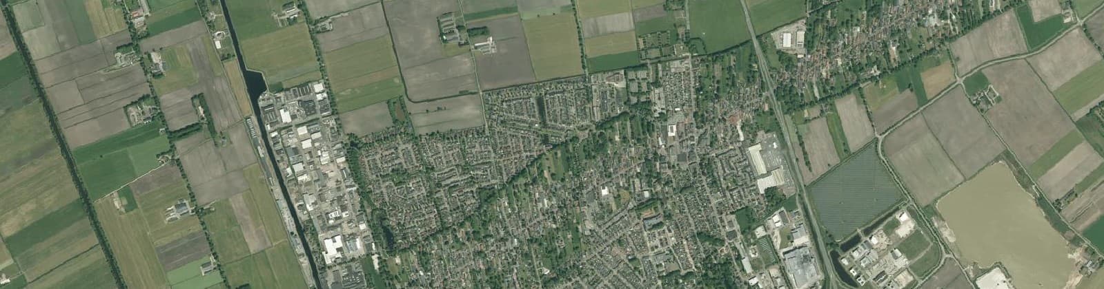 Luchtfoto van Vriezenveen-Midden