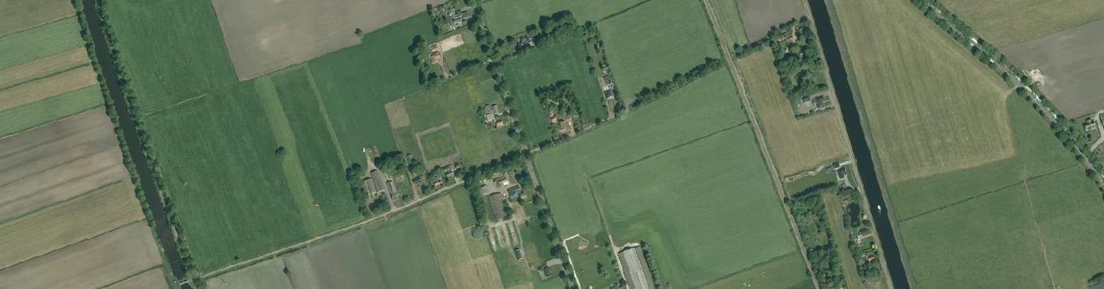 Luchtfoto van Verspreide huizen De Westerhoeve