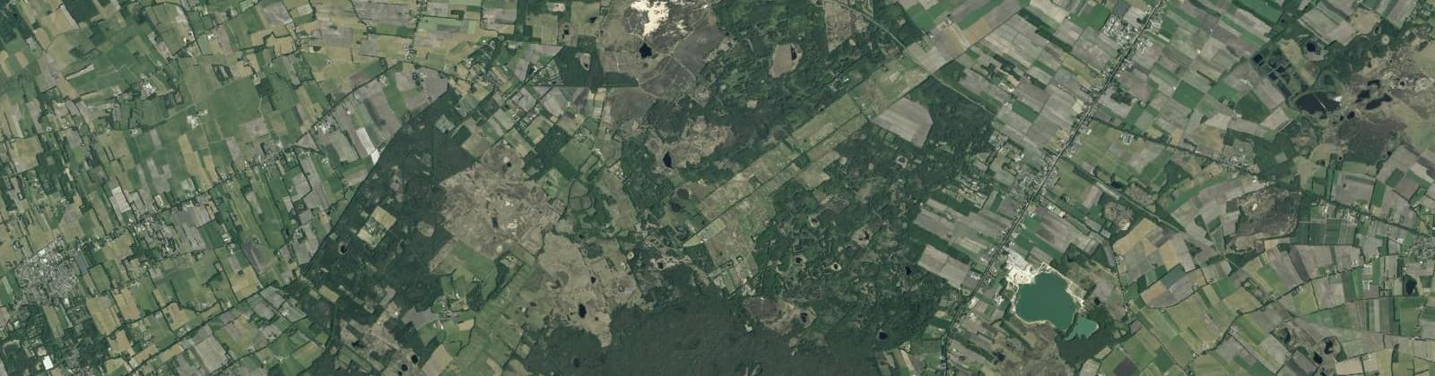 Luchtfoto van Verspreide huizen Zorgvlied