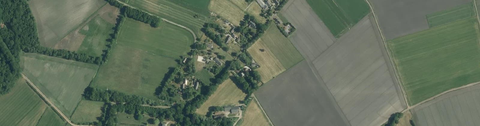 Luchtfoto van Westeinde