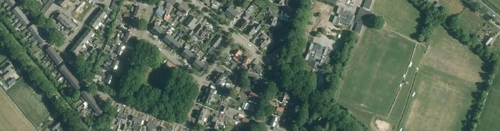 Luchtfoto van Wilhelminaoord