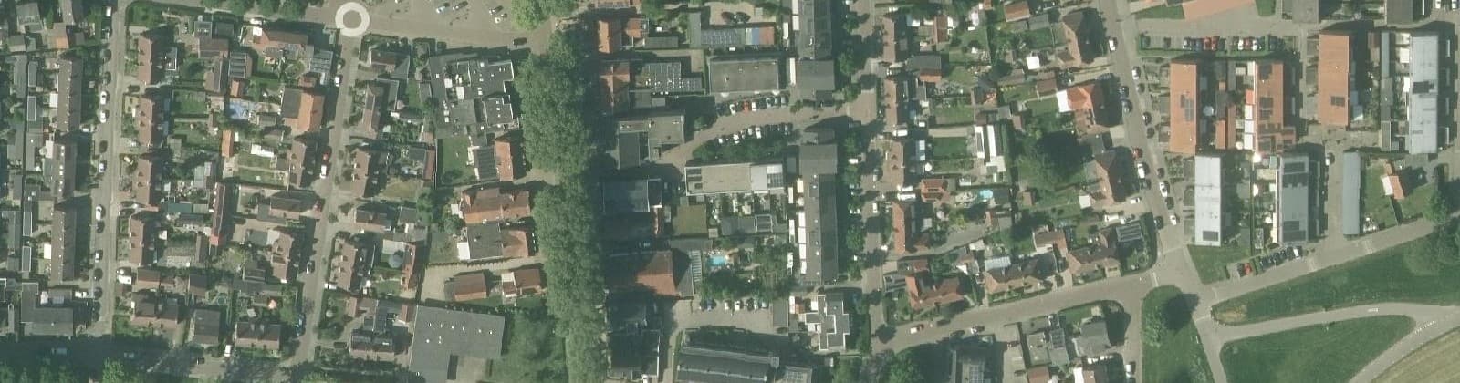 Luchtfoto van Centrum Gendt