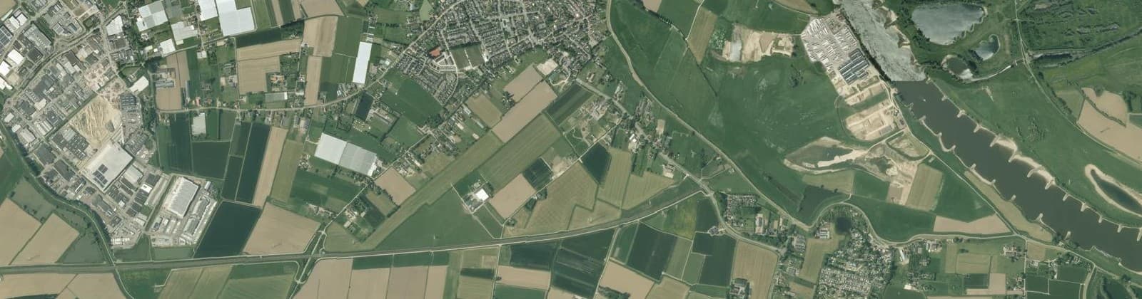 Luchtfoto van Buitengebied Angeren