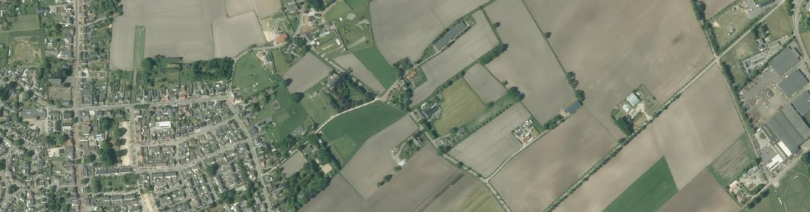 Luchtfoto van Klein-Schoot