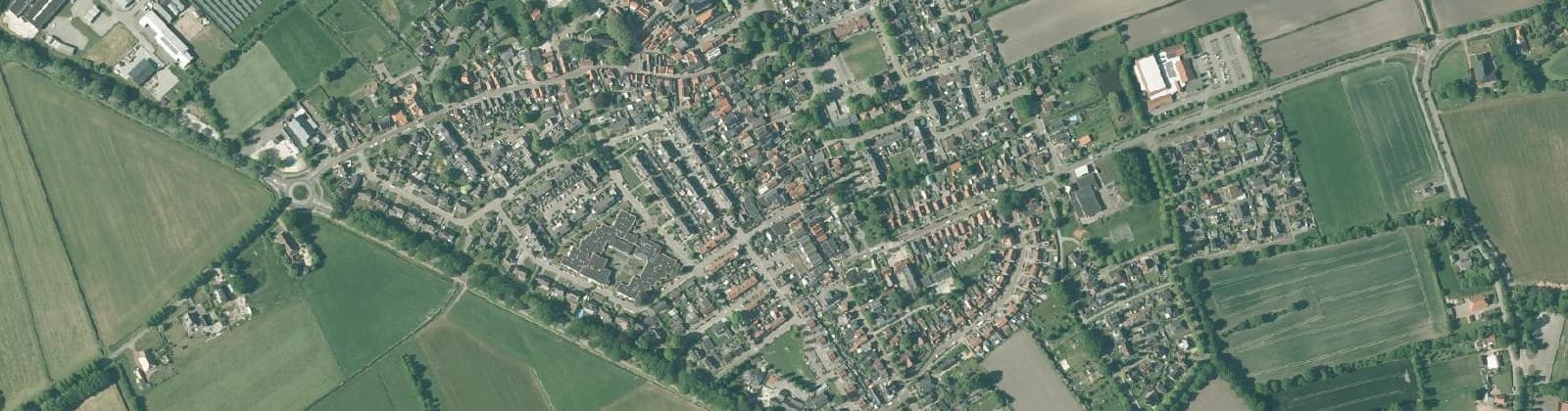 Luchtfoto van Oldemarkt