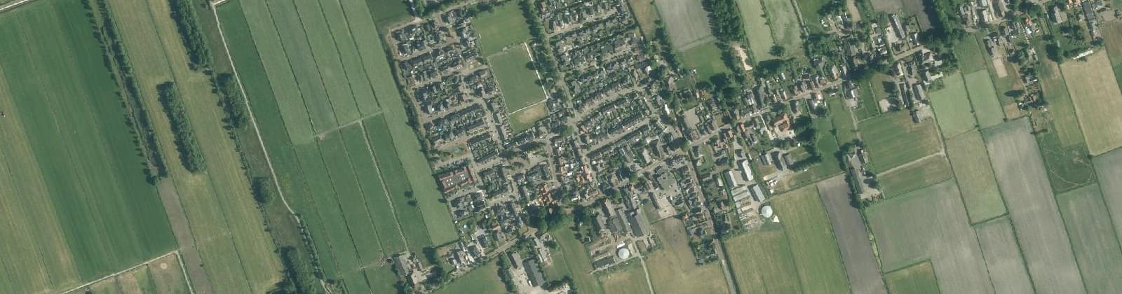 Luchtfoto van Wanneperveen