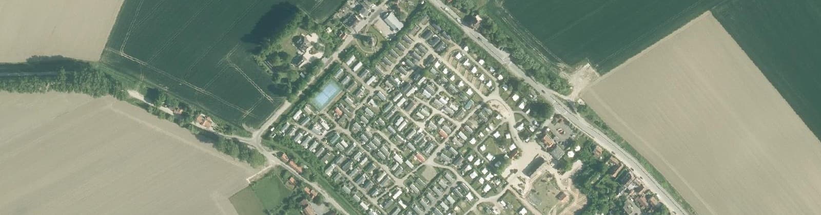 Luchtfoto van Nieuwvliet