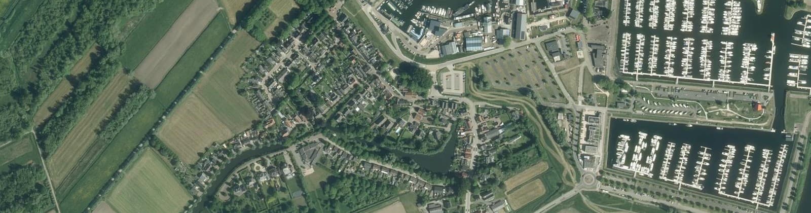 Luchtfoto van Drimmelen Centrum