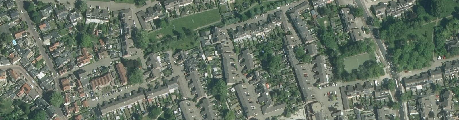 Luchtfoto van Terheijden centrum