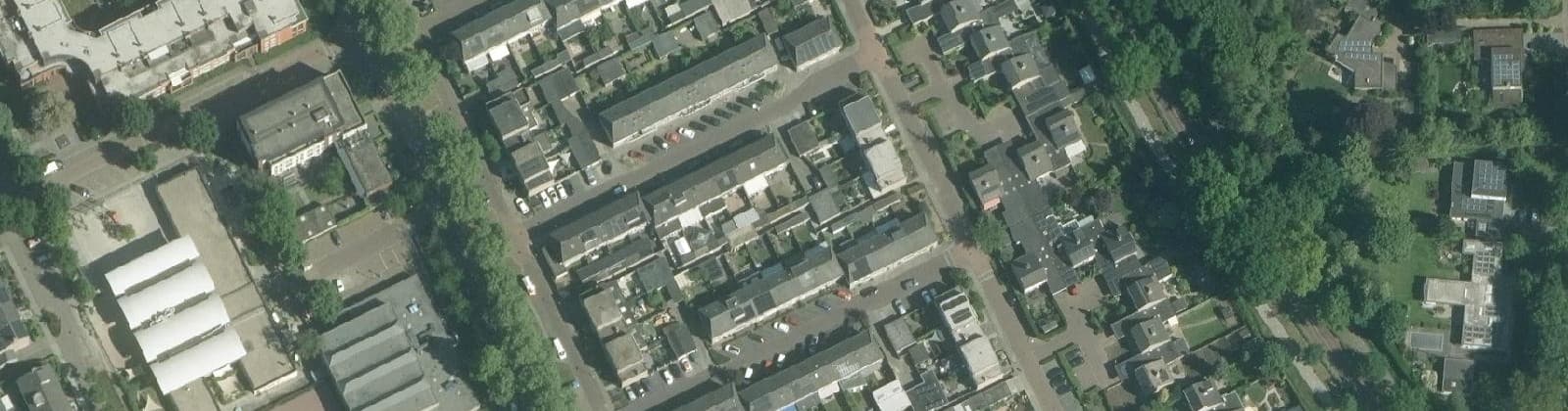 Luchtfoto van Componistenbuurt