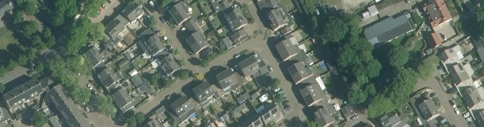 Luchtfoto van Graanbuurt