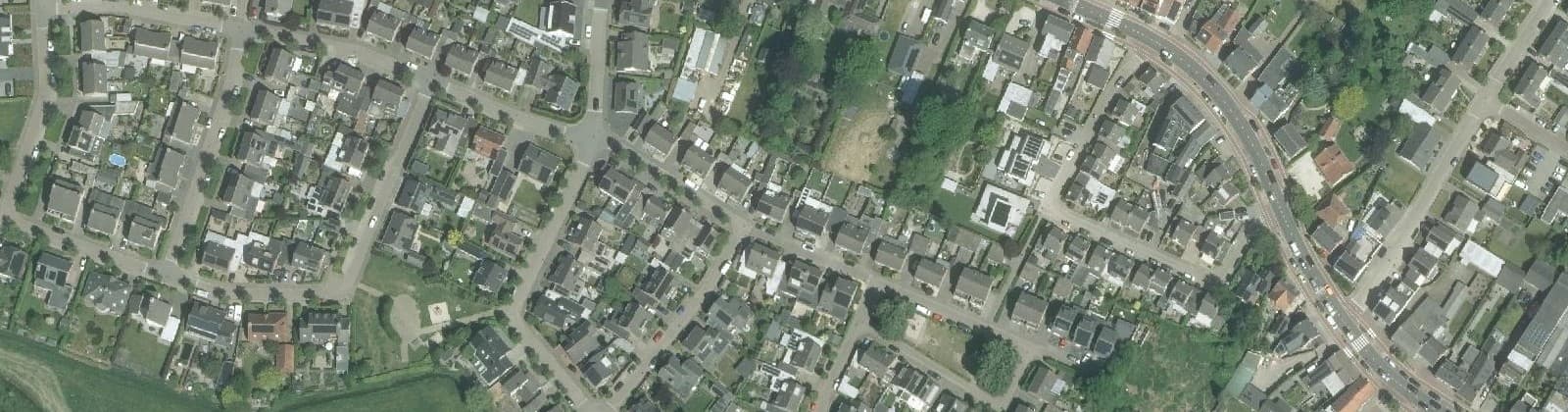 Luchtfoto van Roode Beek