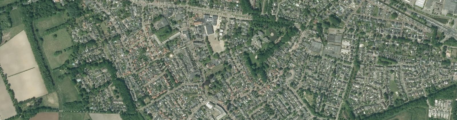 Luchtfoto van Hapert Centrum