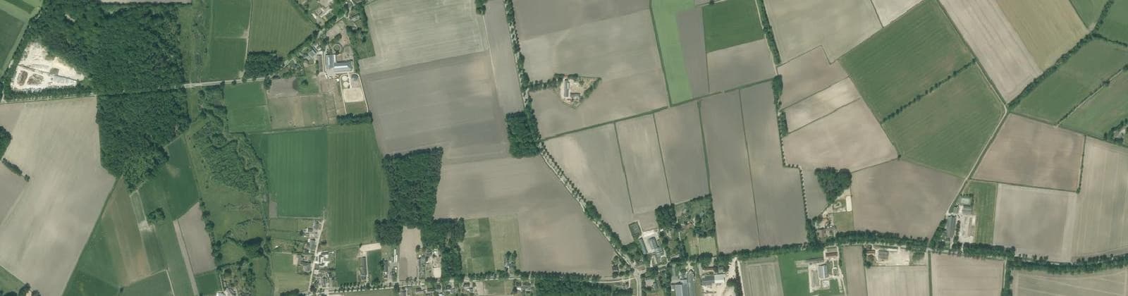 Luchtfoto van Hoogcasteren en omgeving