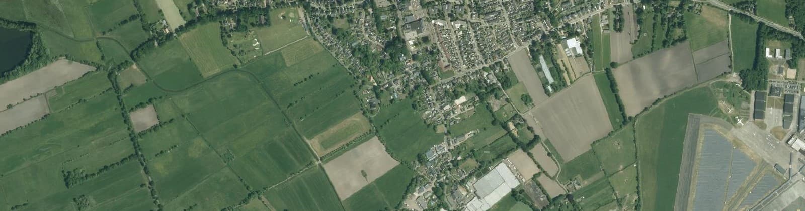 Luchtfoto van Eelde