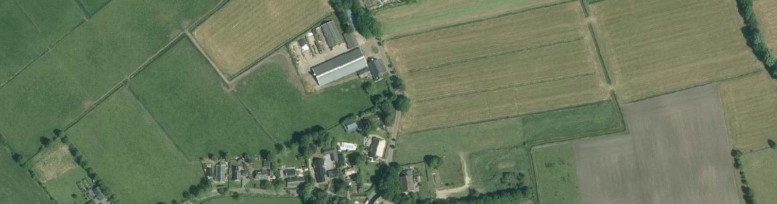 Luchtfoto van Bunne