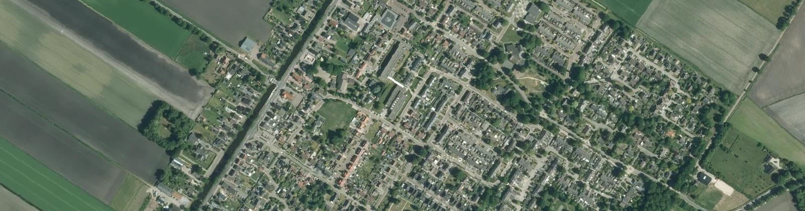 Luchtfoto van Bovensmilde-Centrum