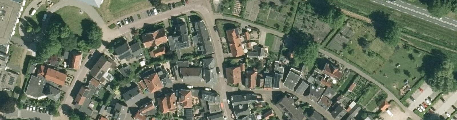 Luchtfoto van Delden-Centrum