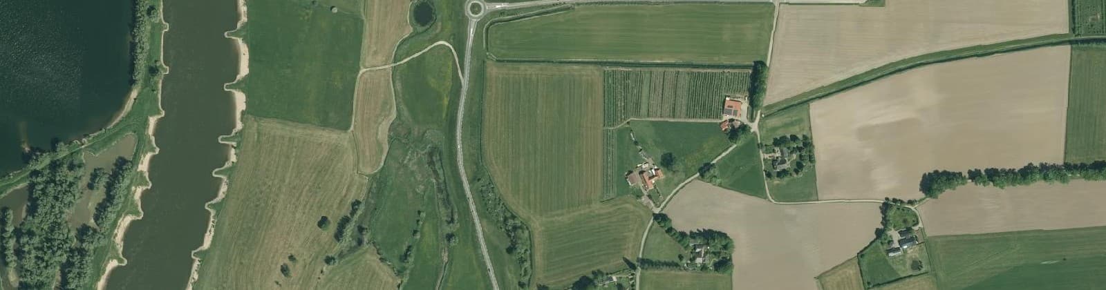 Luchtfoto van Kortrick en Zonnekamp