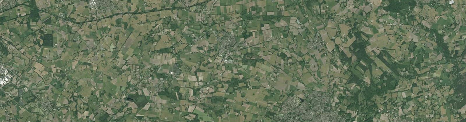 Luchtfoto van Verspreide huizen Weerselo