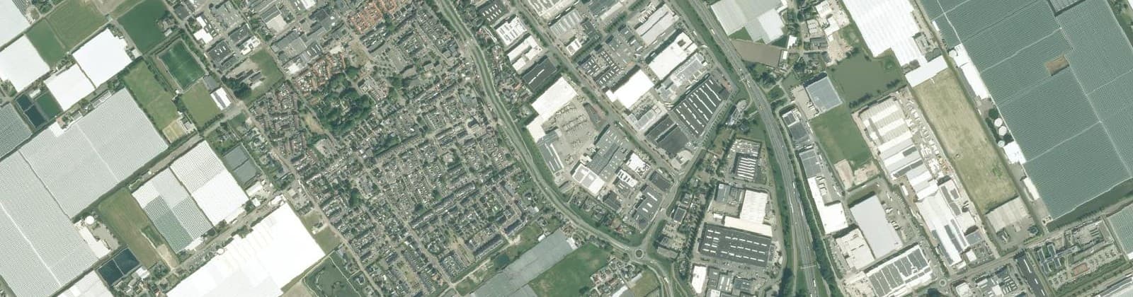 Luchtfoto van Bedrijventerrein Honderland & Coldenhove