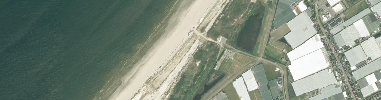 Luchtfoto van Kust 's-Gravenzande