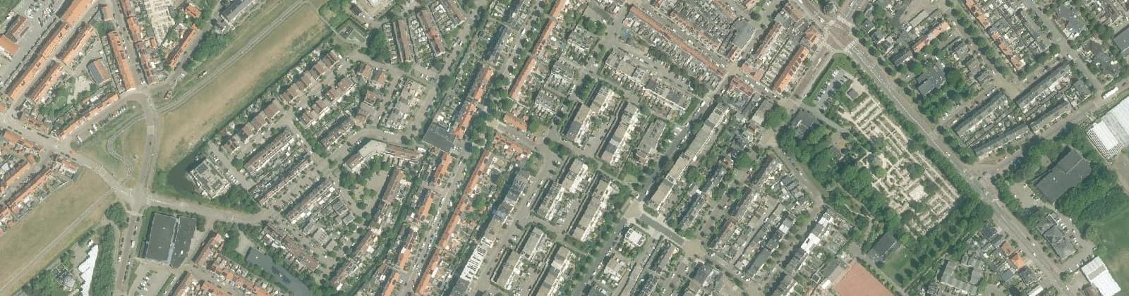 Luchtfoto van Kleine Geest en Molenwijk