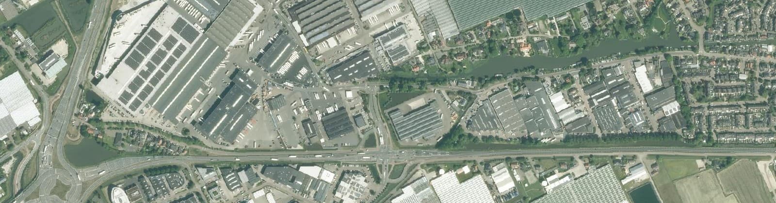 Luchtfoto van Bedrijventerrein Westerlee