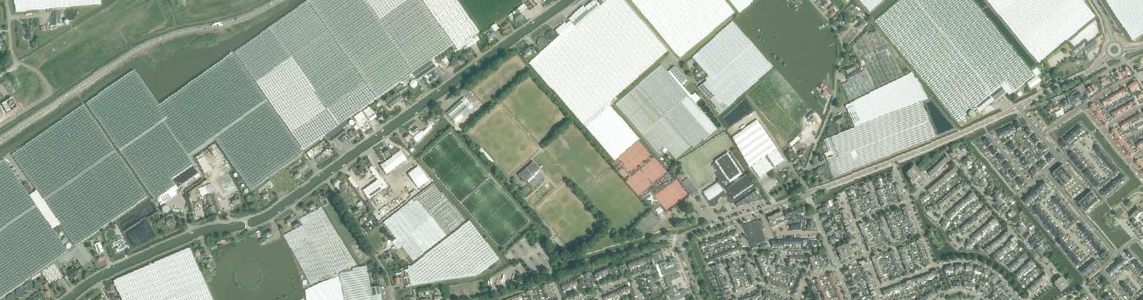 Luchtfoto van Sportpark de Zweth