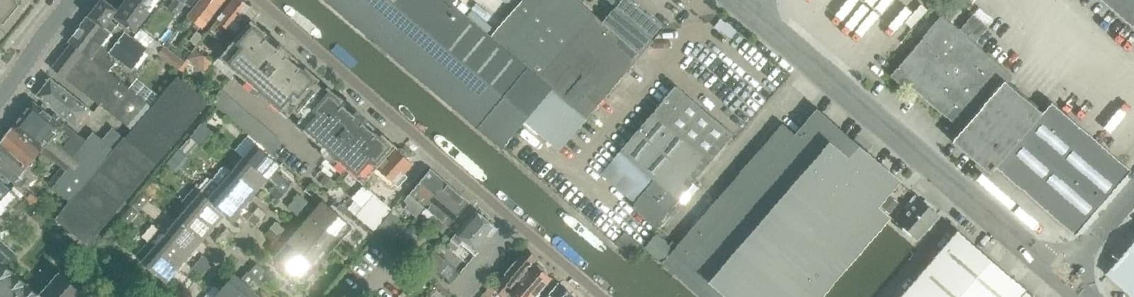 Luchtfoto van Bedrijventerrein Bovendijk