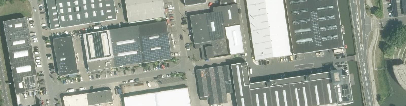 Luchtfoto van Bedrijventerrein Mercurius
