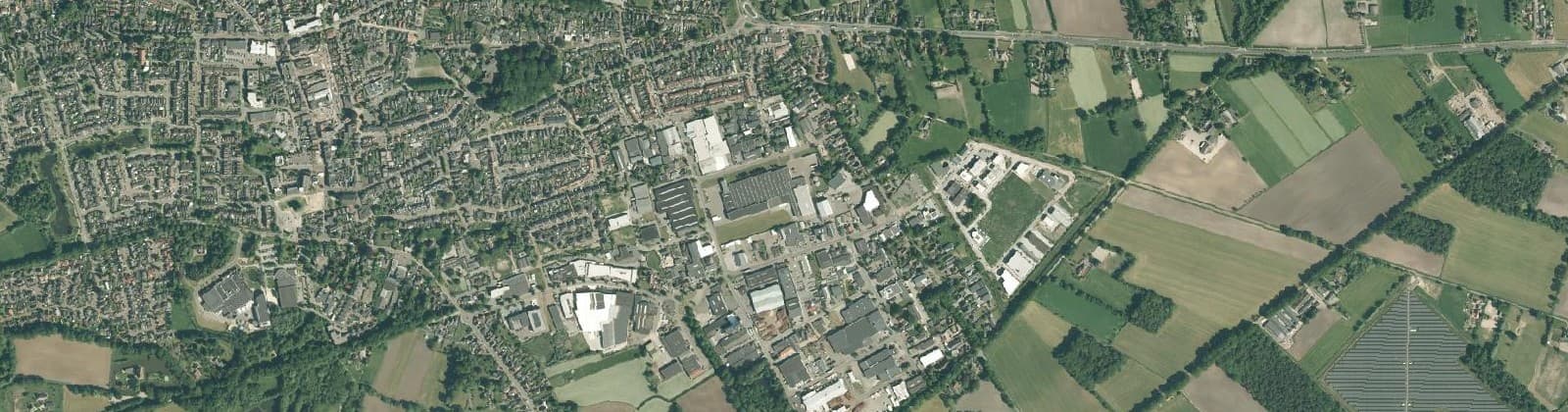 Luchtfoto van Industerrein Neede