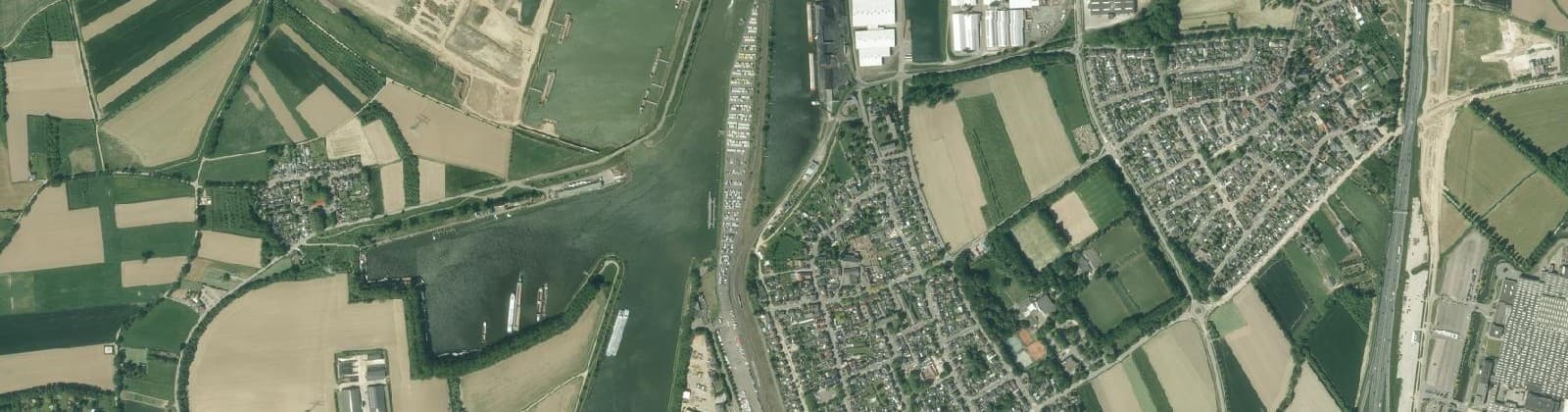 Luchtfoto van Industriegebied